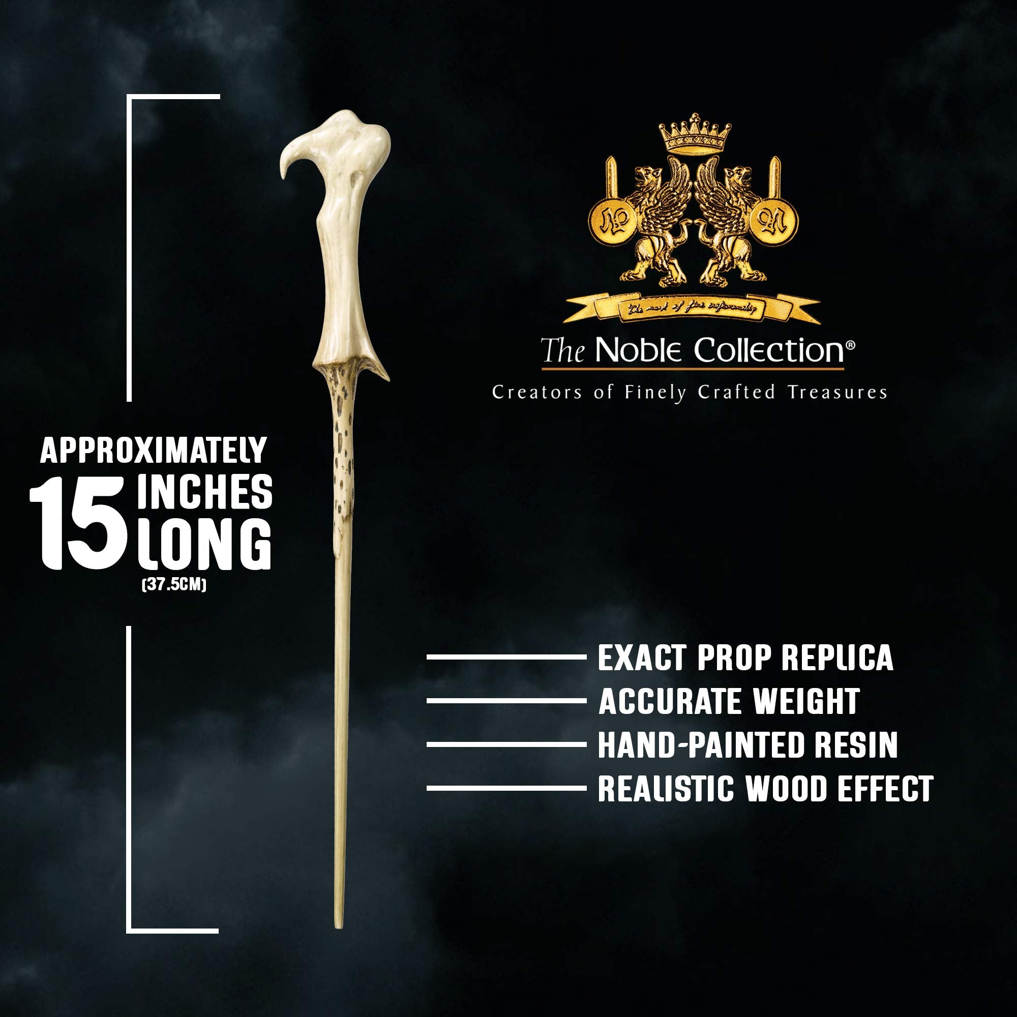 The Noble Collection Réplique de la baguette de Lord Voldemort dans une boîte Ollivanders The Noble Collection Réplique de la baguette de Lord Voldemort dans une boîte Ollivanders